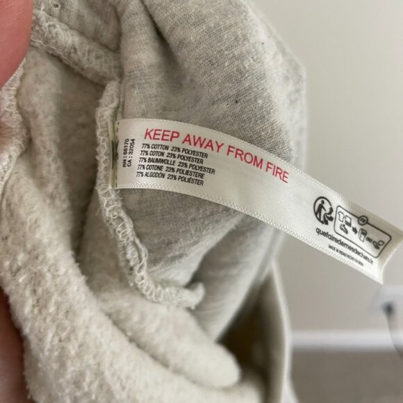 Free People Movement You Wish High Rise Barrel Pants Heather Grey Size Medium - Picture 4 of 6